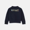 Børns broderet sweatshirt i bomuldsjersey