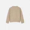 Børns broderet sweatshirt i bomuldsjersey