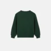 Børns broderet sweatshirt i bomuldsjersey