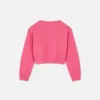 Børns broderet sweatshirt i bomuldsjersey Børns broderet sweatshirt i bomuldsjersey
