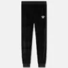 Broderede chenille-sweatpants