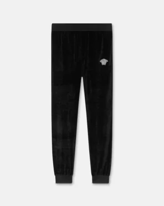 Broderede chenille-sweatpants