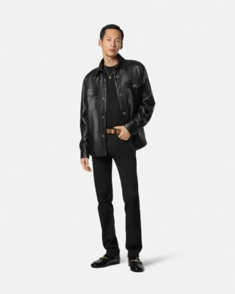 Broderede slim jeans