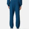 Broderede sweatpants i bomuldsjersey
