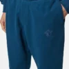 Broderede sweatpants i bomuldsjersey