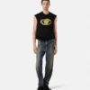 Broderet Buckle Crest T-shirt