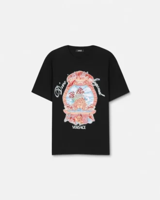 Broderet Dive In Crest T-shirt