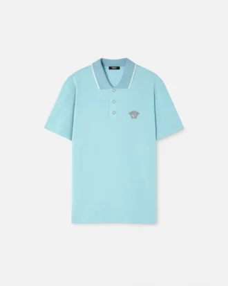 Broderet Medusa-poloskjorte