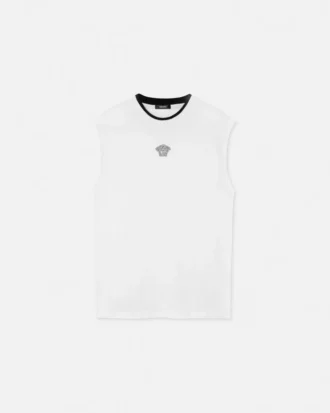 Broderet Medusa-tanktop