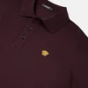 Broderet polo i bomuldspiqué