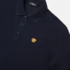 Broderet polo i bomuldspiqué