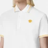Broderet polo i bomuldspiqué Broderet polo i bomuldspiqué