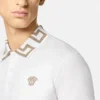 Broderet polo i bomuldspiqué