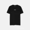 Broderet slim fit T-shirt i bomuldsjersey