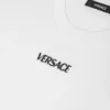 Broderet slim fit T-shirt i bomuldsjersey