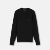 Broderet sweater i uldblanding