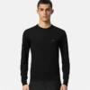 Broderet sweater i uldblanding