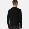 Broderet sweater i uldblanding