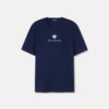 Broderet T-shirt i bomuldsjersey
