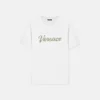 Broderet T-shirt i bomuldsjersey