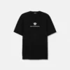Broderet T-shirt i bomuldsjersey