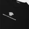 Broderet T-shirt i bomuldsjersey