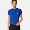 Broderet T-shirt i bomuldsjersey