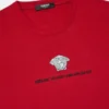 Broderet T-shirt i bomuldsjersey