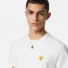 Broderet T-shirt i bomuldsjersey