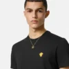 Broderet T-shirt i bomuldsjersey