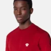Broderet T-shirt i bomuldsjersey