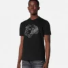 Broderet T-shirt i bomuldsjersey