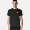 Broderet T-shirt i bomuldsjersey