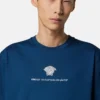 Broderet T-shirt i bomuldsjersey