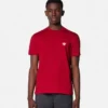 Broderet T-shirt i bomuldsjersey
