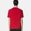 Broderet T-shirt i bomuldsjersey