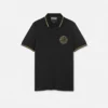 Broderet V-Emblem-poloskjorte