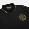 Broderet V-Emblem-poloskjorte