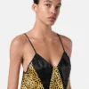 Cheetah Allover Silk Slip Camisole