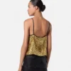 Cheetah Allover Silk Slip Camisole