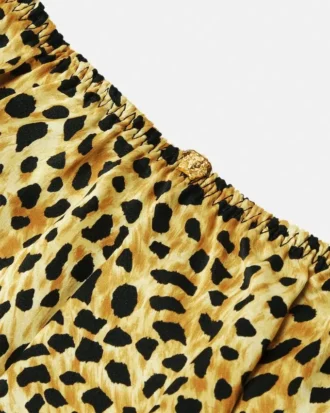 Cheetah Allover silke pyjamasbukser