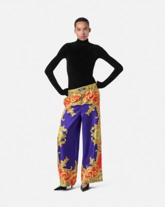 Cheetah Barocco Silk bukser