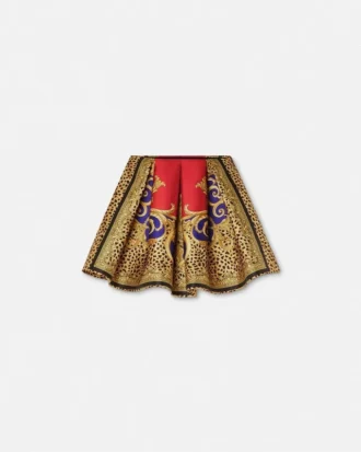 Cheetah Barocco Silk duchesse balletnederdel