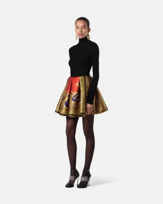 Cheetah Barocco Silk duchesse balletnederdel