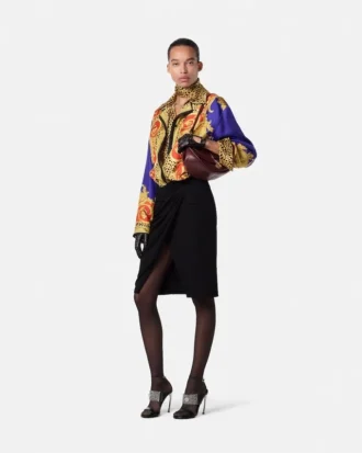 Cheetah Barocco Silk skjorte