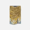 Cheetah Foulard draperet midi-nederdel