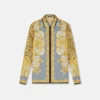 Cheetah Foulard silke skjorte