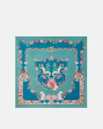 Coral Theatre Stor silkefoulard 90 cm