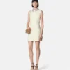 Crystal Satin A-line minikjole