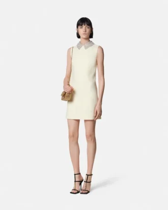 Crystal Satin A-line minikjole